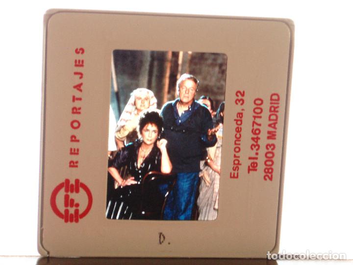Cine: DIAPOSITIVA DE PRENSA. AGENCIA EFE. 5X5. ELIZABETH TAYLOR. LIZ. DIVA