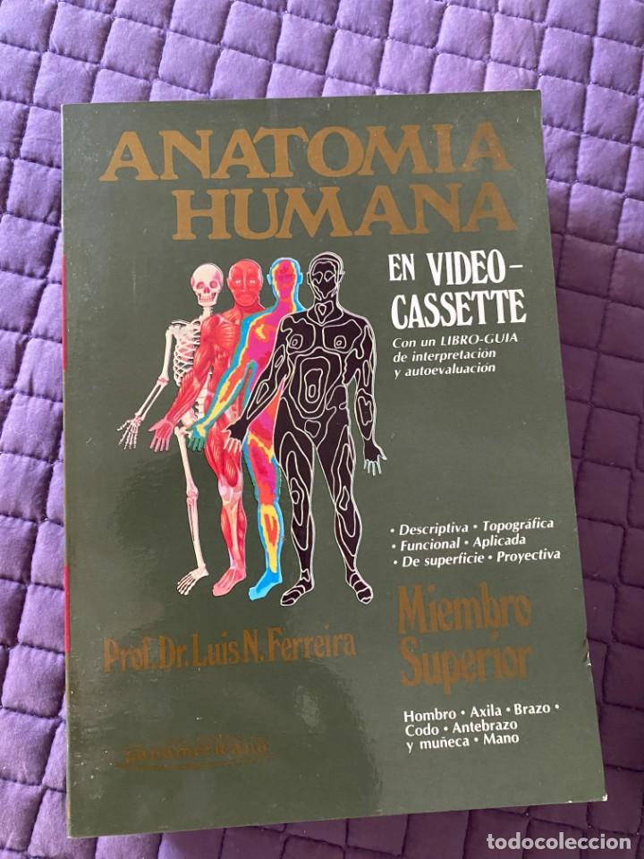 Cin&eacute;ma: ANATOMIA HUMANA EN VIDEO CASSETTE CON UN LIBRO GUIA // RARO, Y EN PERFECTO ESTADO!!