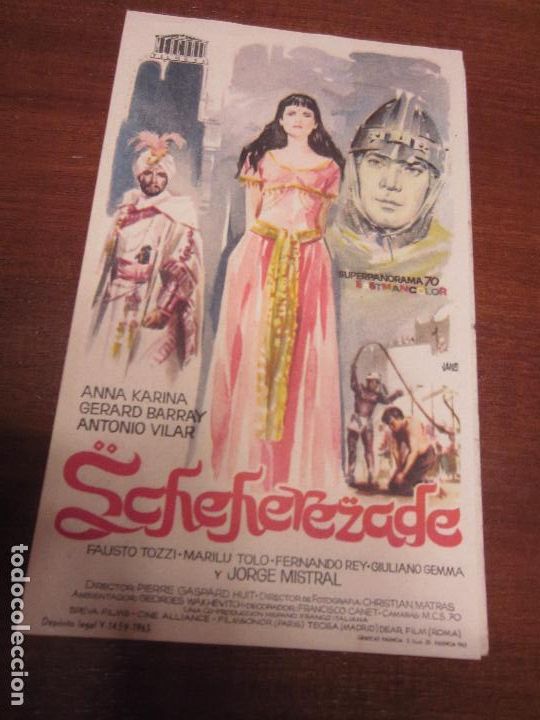 Scherezade prospecto de cine