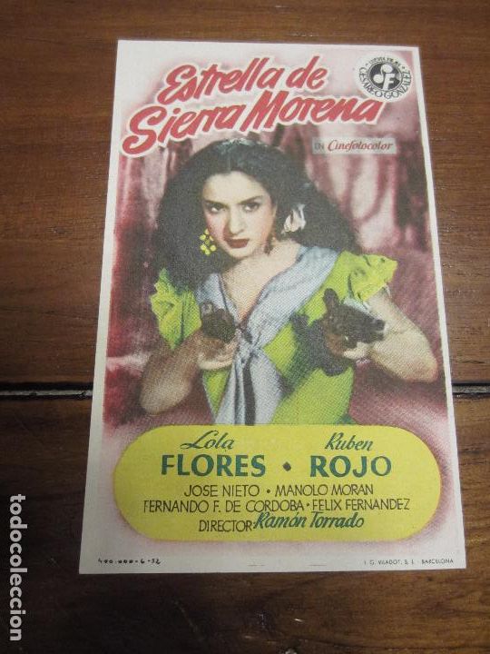 Cine: Estrella de sierra morena lola flores prospecto de cine
