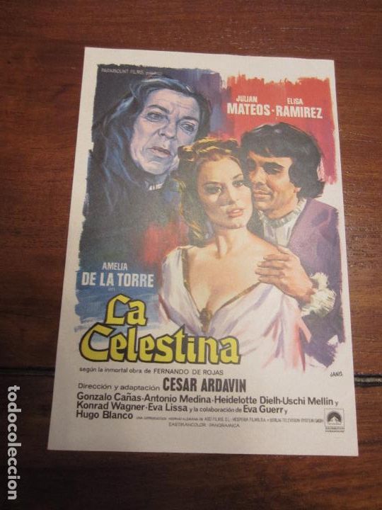 Cine: la celestina prospecto de cine