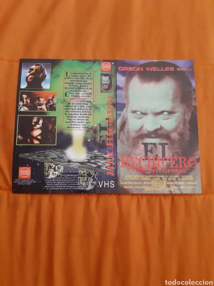 Cine: Car&aacute;tula pel&iacute;cula VHS El Hechicero (Original)