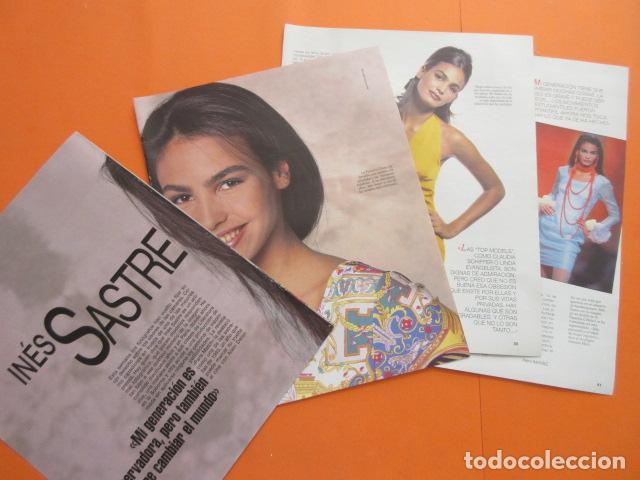 Cine: ARTICULO 1993 - INES SASTRE - TAMA&Ntilde;O 22,5 x 30 CM HOJA - 5 PAGINAS