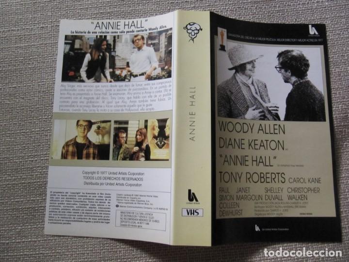 Cine: PORTADA VHS ANNIE HALL WOODY ALLEN DIANE KEATON COLLEEN DEWHURST.
