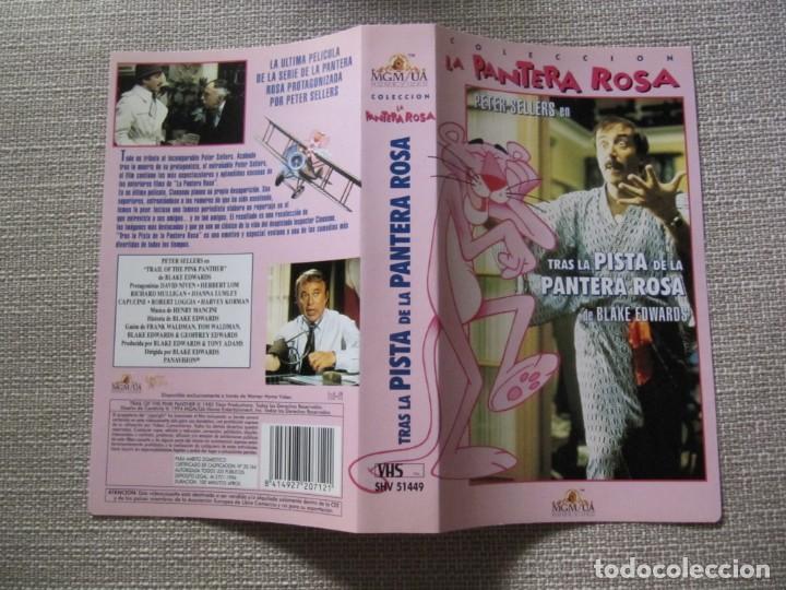 Cine: PORTADA CARATULA VHS TRAS LA PISTA DE LA PANTERA ROSA BLAKE EDWARDS PETER SELLERS CAPUCINE.
