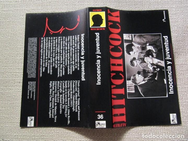 Cine: PORTADA CARATULA VHS INOCENCIA Y JUVENTUD ALFRED HITCHCOCK NOVA PILBEAM.
