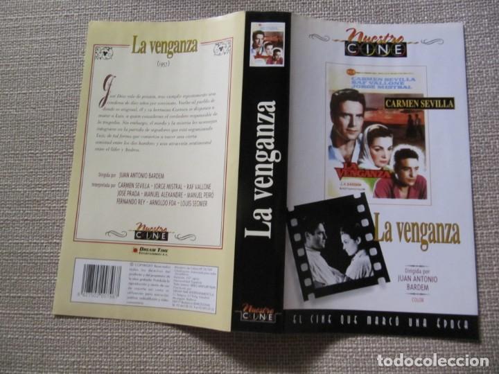Cine: PORTADA CARATULA VHS LA VENGANZA CARMEN SEVILLA RAF VALLONE JORGE MISTRAL JUAN ANTONIO BARDEM.