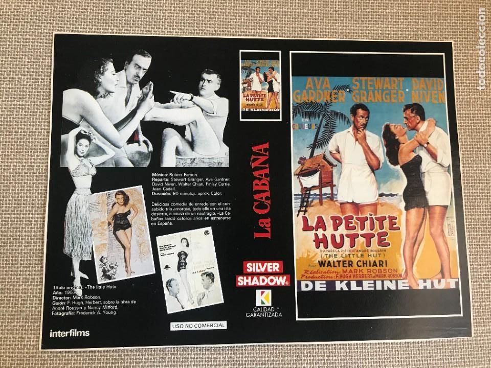 Cine: PORTADA CARATULA VHS REVISTA INTERFILMS LA CABA&Ntilde;A AVA GARDNER DAVID NIVEN STEWART GRANGER.