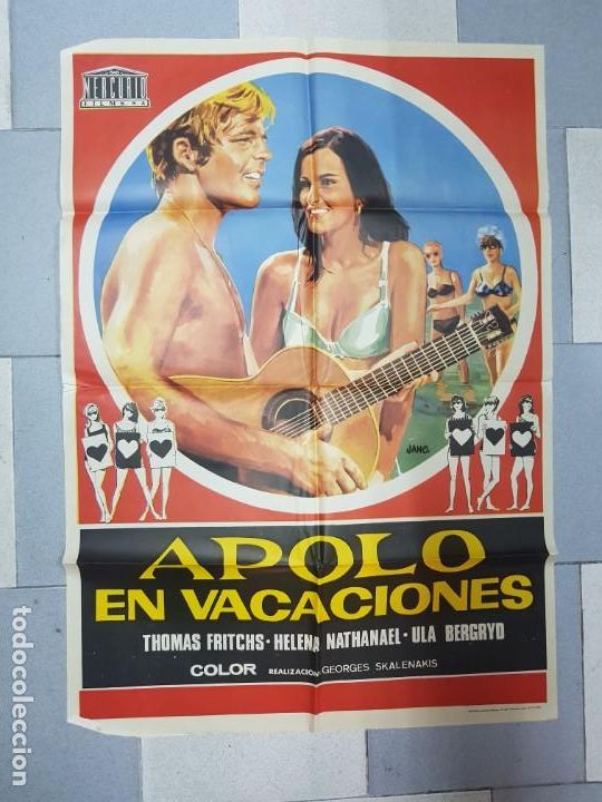 Cine: ANTIGUO CARTEL CINE APOLO EN VACACIONES