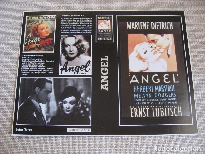 Cine: PORTADA CARATULA VHS REVISTA INTERFILMS ANGEL MARLENE DIETRICH.