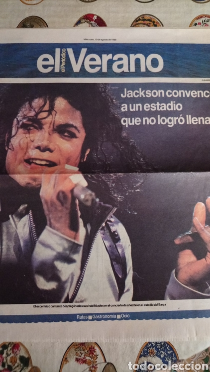 Cine: Michael Jackson 10 de agosto 1988 en estadio del barca