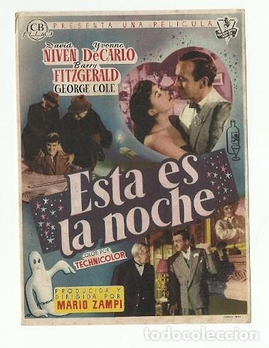 Cine: PROGRAMA CINE ESTA ES LA NOCHE - Foto 1