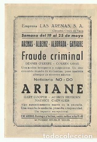 Cine: PROGRAMA CINE FRAUDE CRIMINAL - Foto 2