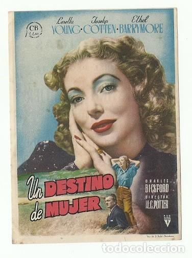 Cine: PROGRAMA CINE UN DESTINO DE MUJER - Foto 1