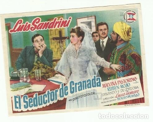 Cine: PROGRAMA CINE EL SEDUCTOR DE GRANADA LUIS SANDRINI - Foto 1