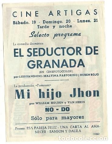 Cine: PROGRAMA CINE EL SEDUCTOR DE GRANADA LUIS SANDRINI - Foto 2