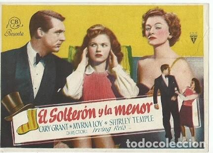 Cine: PROGRAMA CINE EL SOLTERON Y LA MENOR - Foto 1