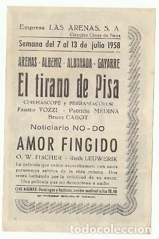 Cine: PROGRAMA CINE EL TIRANO DE PISA - Foto 2
