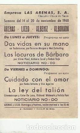Cine: PROGRAMA CINE LAS LOCURAS DE BARBARA SILVIA PINAL - Foto 2