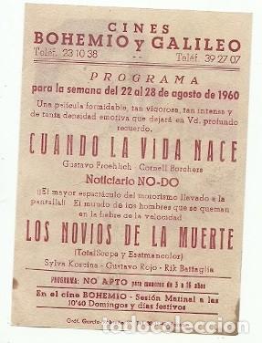 Cine: PROGRAMA CINE LOS NOVIOS DE LA MUERTE - Foto 2