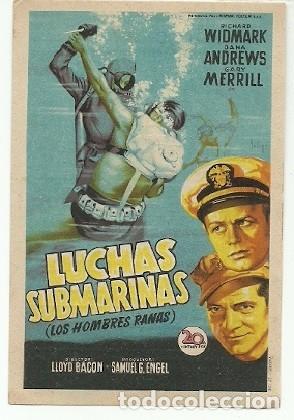 Cine: PROGRAMA CINE LUCHAS SUBMARINAS LOS HOMBRES RANAS - Foto 1