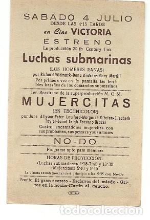 Cine: PROGRAMA CINE LUCHAS SUBMARINAS LOS HOMBRES RANAS - Foto 2