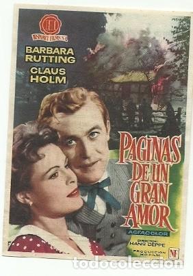 Cine: PROGRAMA CINE PAGINAS DE UN GRAN AMOR - Foto 1