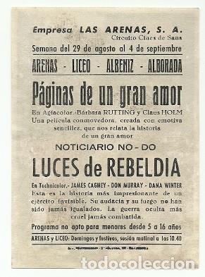 Cine: PROGRAMA CINE PAGINAS DE UN GRAN AMOR - Foto 2