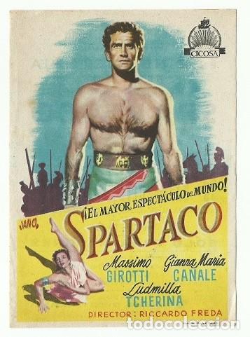 Cine: PROGRAMA CINE SPARTACO - Foto 1