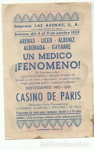 Cine: PROGRAMA CINE UN MEDICO FENOMENO - Foto 2