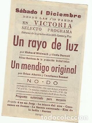Cine: PROGRAMA CINE UN RAYO DE LUZ - Foto 2