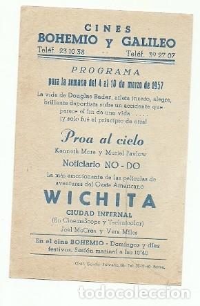 Cine: PROGRAMA CINE WICHITA JOEL MCCREA - Foto 2