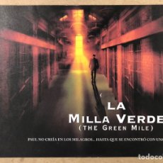 Cine: LA MILLA VERDE (THE GREEN MILE) (1999). LIBRETO PROMOCIONAL DE LA PELÍCULA. TOM HANKS,.... Lote 220259631