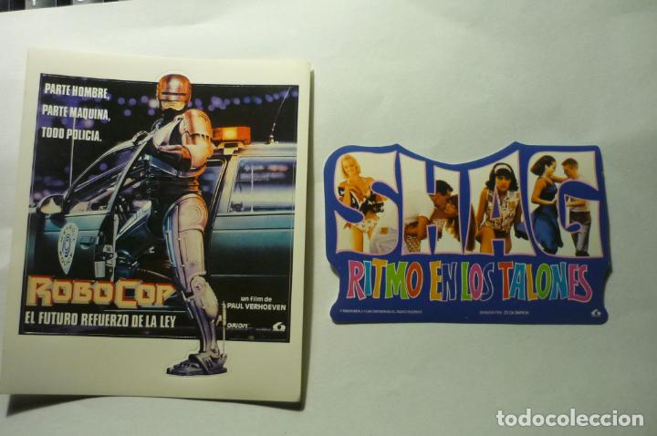 Cine: lote pegatinas cine robocop -ritmo en los talones pq