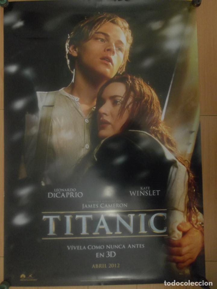 Cine: TITANIC. CARTEL ORIGINAL ESTRENO 70 x 100. (SE ENVIA DOBLADO EN SOBRE A3)