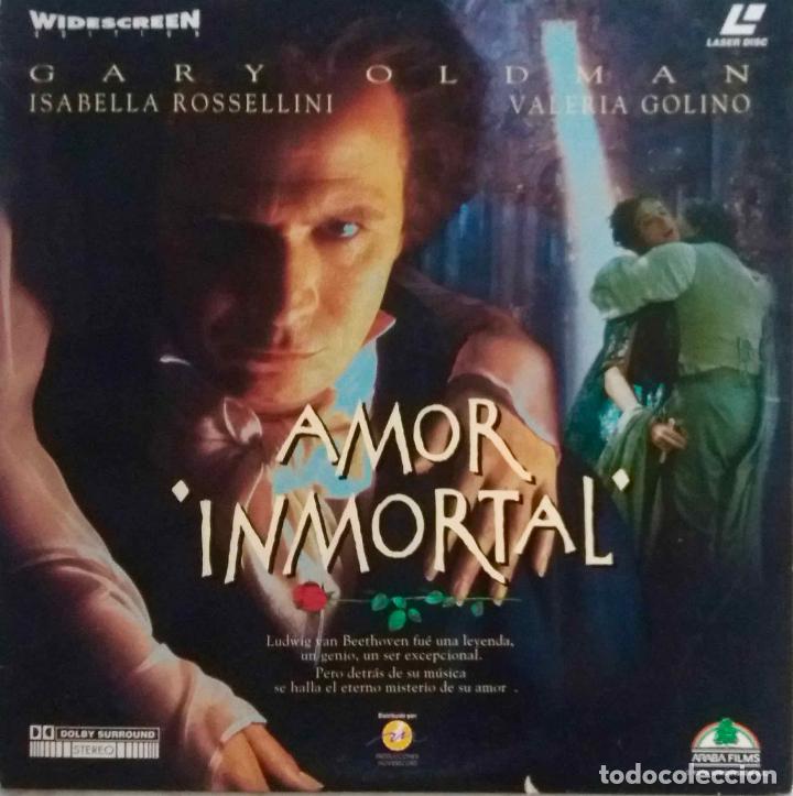 Cine: AMOR INMORTAL, GARY OLDMAN E ISABELLA ROSELLINI. LASER DISC