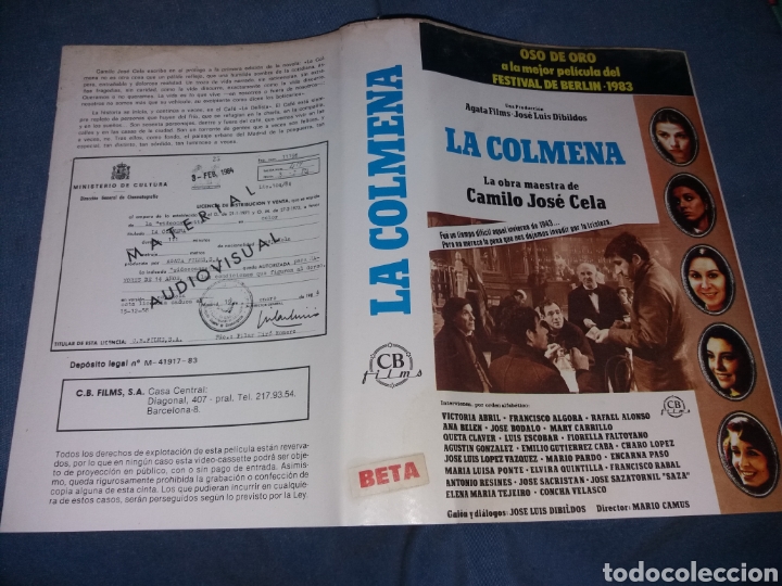 Cine: La colmena- caratula beta - Foto 1