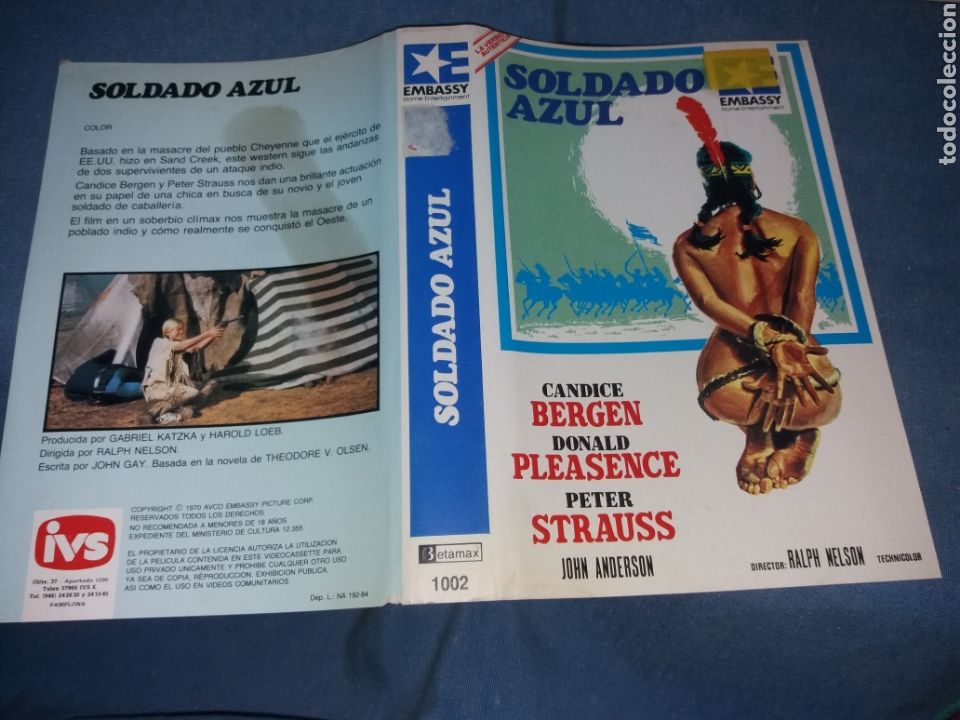 Cine: Soldado azul- caratula beta
