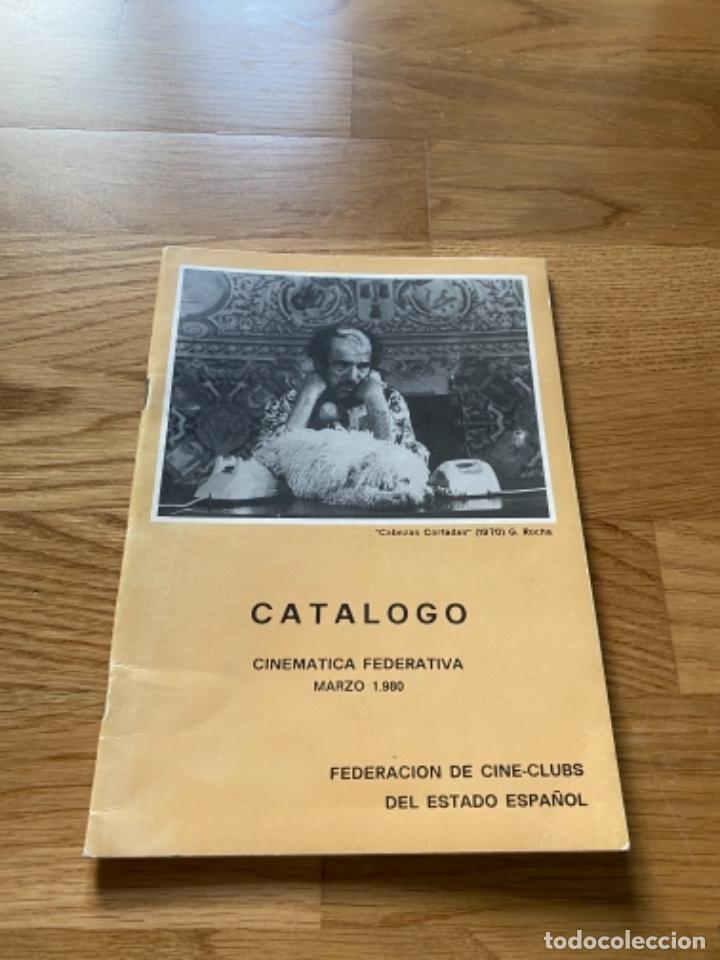 Cine: CAT&Aacute;LOGO CINE CINEM&Aacute;TICA FEDERATIVA MARZO 1980