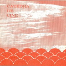 Cine: TRÍPTICO CATEDRA DE CINE - AULA CULTURA ALICANTE - III CERTAMEN DE CINE JOVENES - CURSO 1981 - 82