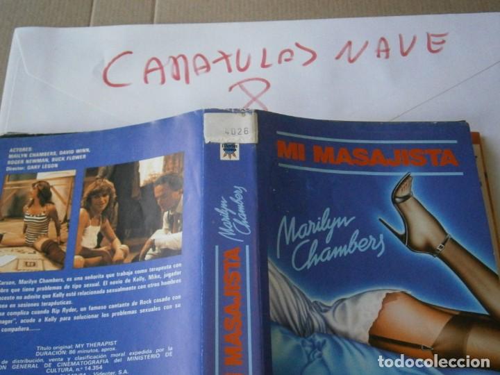 Kino: &iexcl;&iexcl; mi masajista &iexcl;&iexcl;&iexcl; caratula original de video club.solo caratula&iexcl;&iexcl;