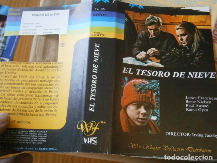Kino: el tesoro de nieve ,,&iexcl; caratula original de video club.solo caratula&iexcl;&iexcl;