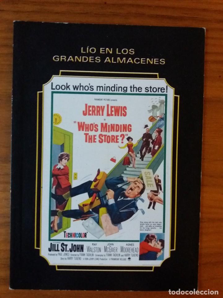 Cine: LIBRO. LIBRETO DE LA PEL&Iacute;CULA, L&Iacute;O EN LOS GRANDES ALMACENES. (WHO`S MINDING THE STORE) JERRY LEWIS