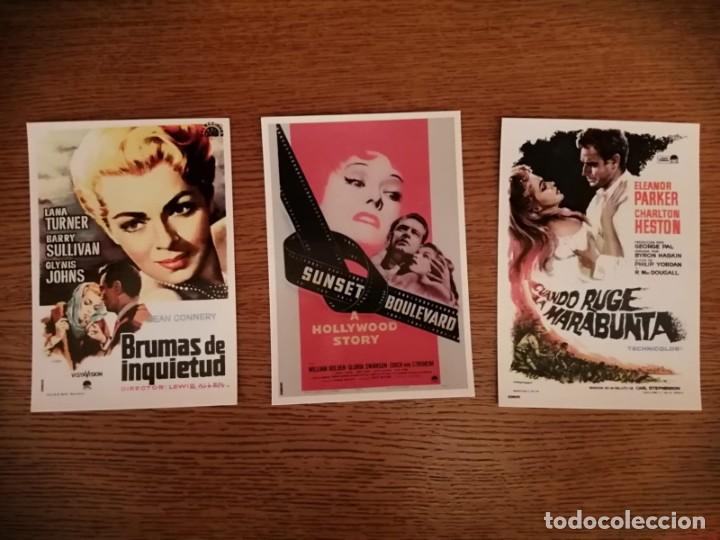 Cine: TRES POSTALES CLASICOS DEL CINE