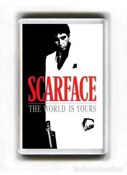 Cine: IMAN ACRILICO NEVERA - CINE - SCARFACE AL PACINO