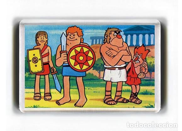 Cine: IMAN ACRILICO NEVERA - DIBUJOS ANIMADOS - ERASE UNA VEZ EL HOMBRE