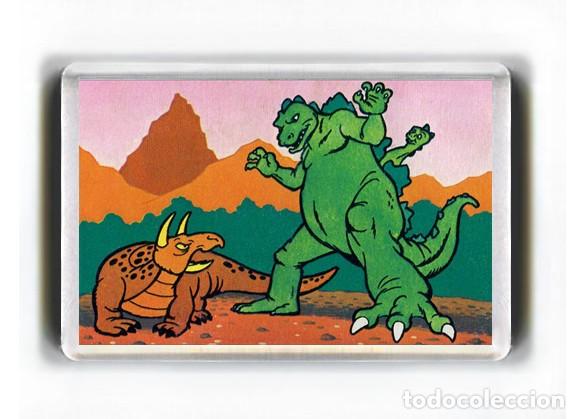 Cine: IMAN ACRILICO NEVERA - DIBUJOS ANIMADOS GODZILLA