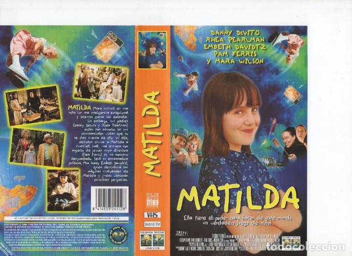 Cine: MATILDA: DANNY DEVITO CARATULA VHS NO VIDEO - Foto 1