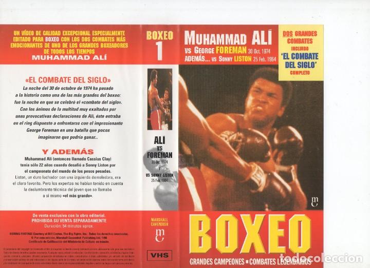 Cine: BOXEO: MUHAMMAD ALI: DOCUMENTAL CARATULA VHS - Foto 1