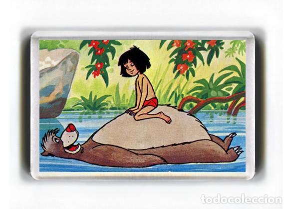 Cine: IMAN ACRILICO NEVERA - DIBUJOS ANIMADOS - DISNEY EL LIBRO DE LA SELVA MOWGLI Y BALOO
